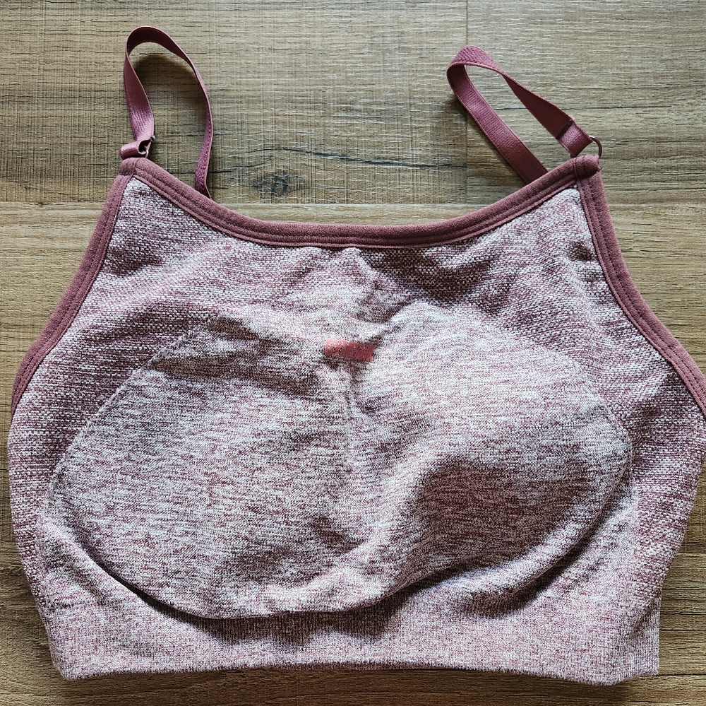 Gymshark Flex Strappy Sports Bra - Berry/Rose - S